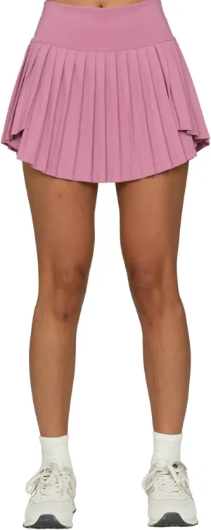 GOLD HINGE Tiered Pleated Tennis Skirt