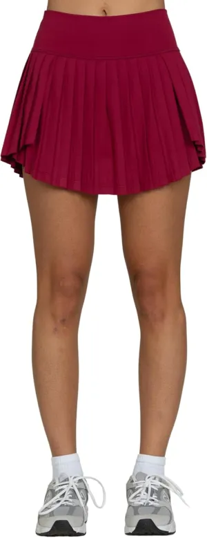 GOLD HINGE Tiered Pleated Tennis Skirt