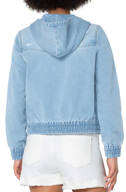 Half N Half Denim Jacket