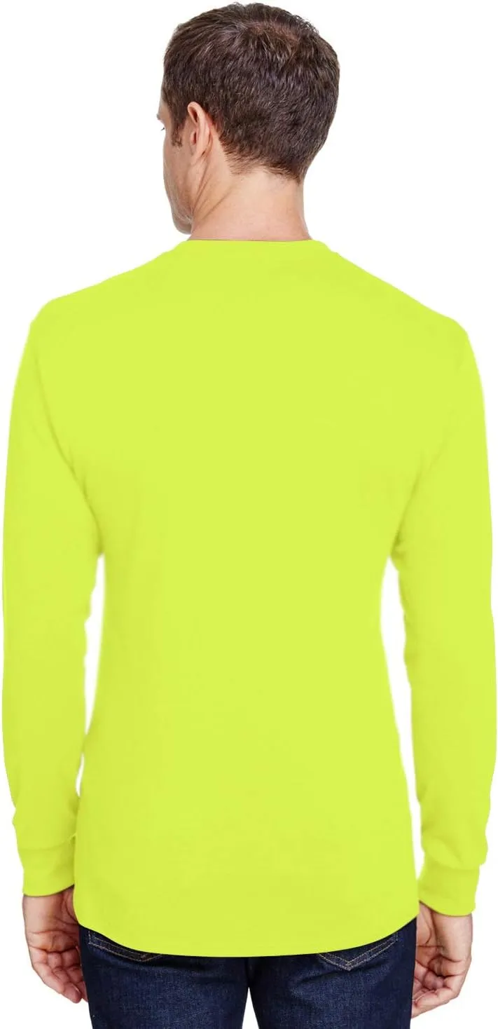 Hanes W120 Adult Workwear Long-Sleeve Pocket T-Shirt