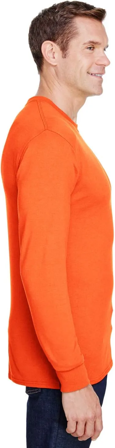 Hanes W120 Adult Workwear Long-Sleeve Pocket T-Shirt