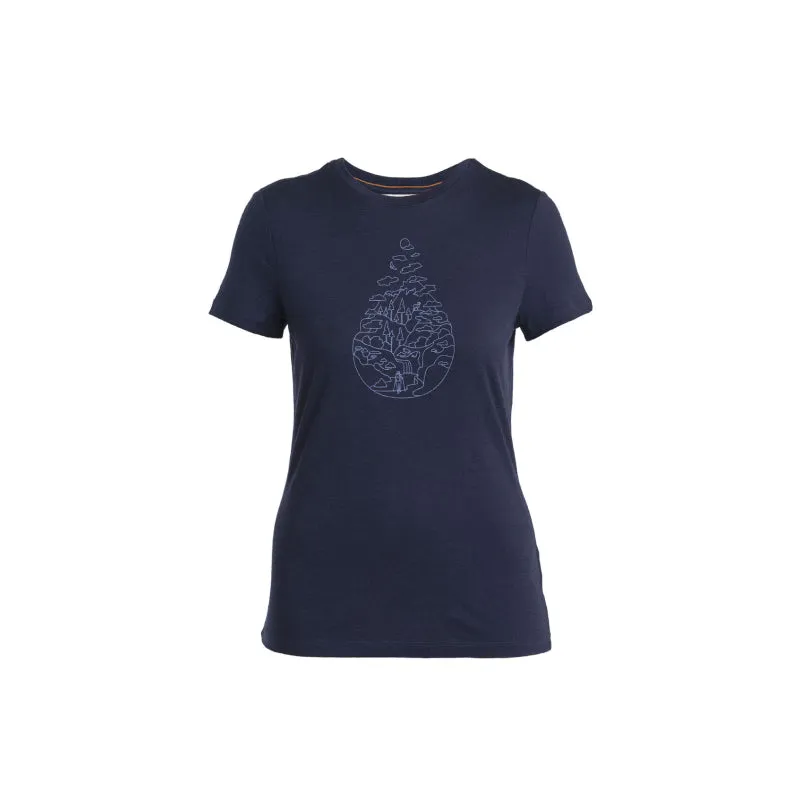 Ice Breaker Women Merino 150 Tech Lite III Short-Sleeve Tee - Hike Path