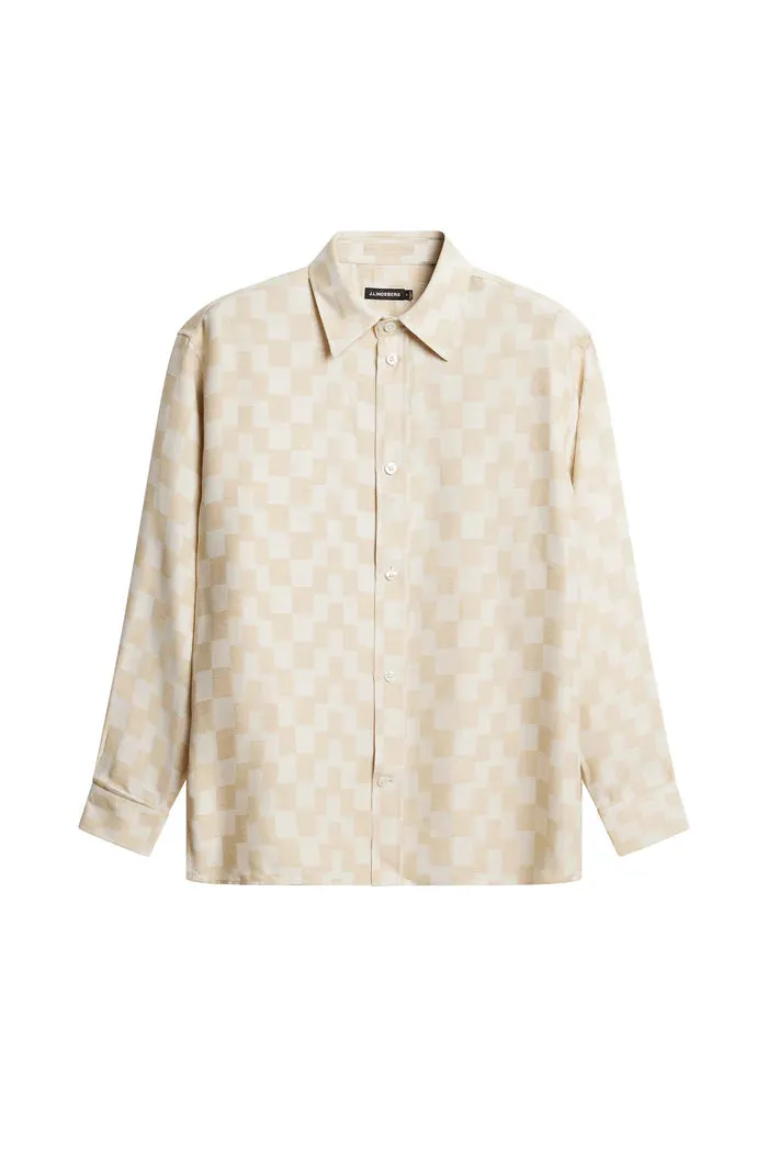 J. LINDEBERG Howard Shirt Moonbeam