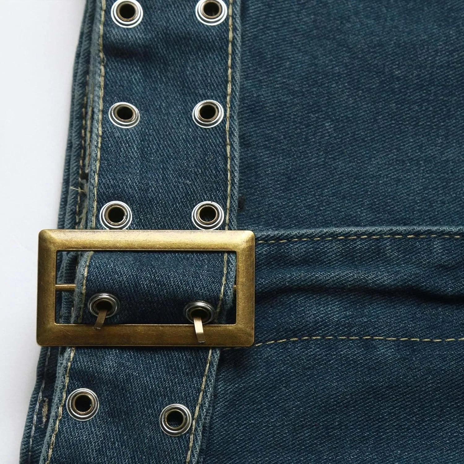 Jean Skirts for Women Denim Skirts Plus Size Mini Skirt Jean Skort y2kButton Cargo Skirt with Pocket Low Waist