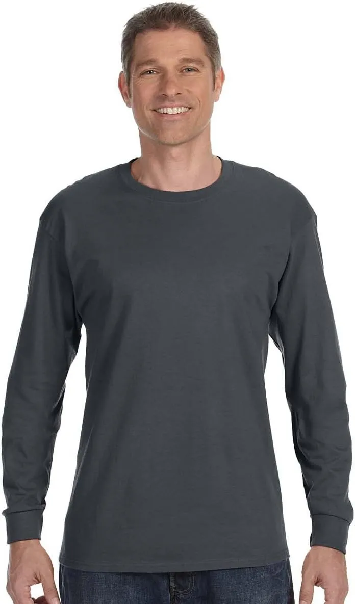 Jerzees Men's Dri-Power Long Sleeve T-Shirt Multipack