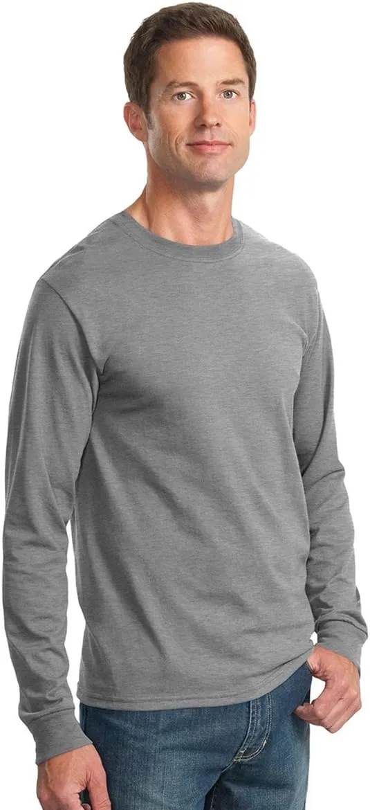 Jerzees Men's Dri-Power Long Sleeve T-Shirt Multipack