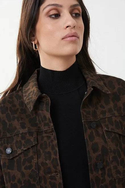 JOSEPH RIBKOFF 223936 Animal Jean Jacket