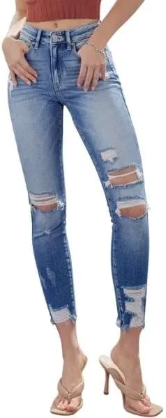 KANCAN High Rise Ankle Skinny Jeans KC9130M
