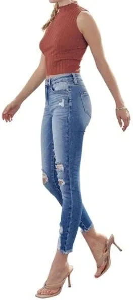 KANCAN High Rise Ankle Skinny Jeans KC9130M