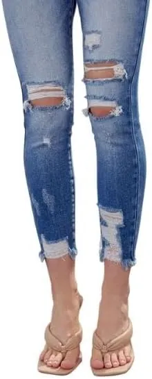 KANCAN High Rise Ankle Skinny Jeans KC9130M