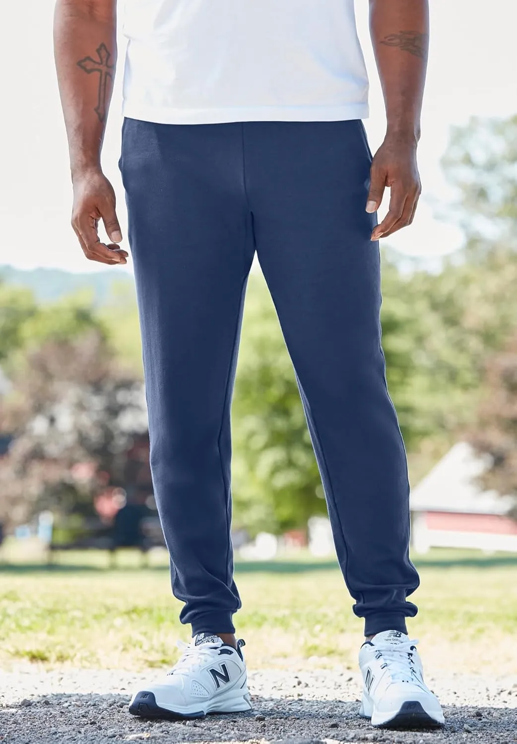 KingSize Men's Big & Tall Jersey Jogger Pants
