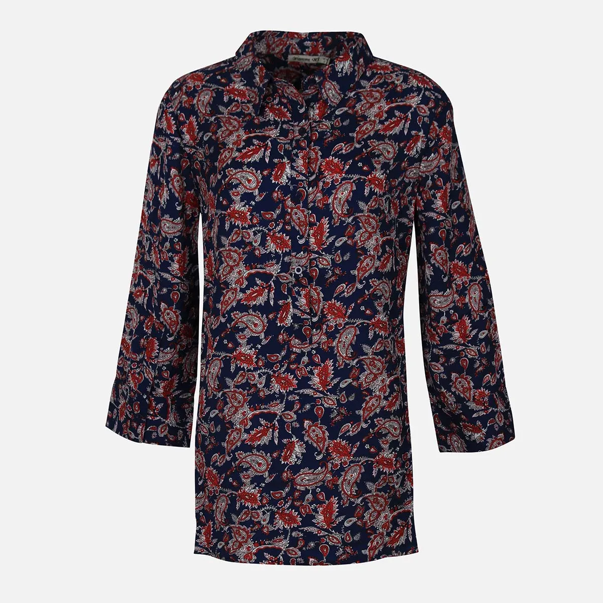LADIES CASUAL PRINTED LONG SHIRT
