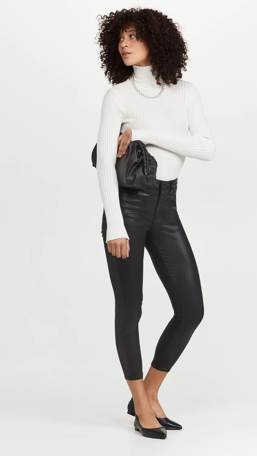 L'AGENCE Women's Margot Coated Skinny Jeans