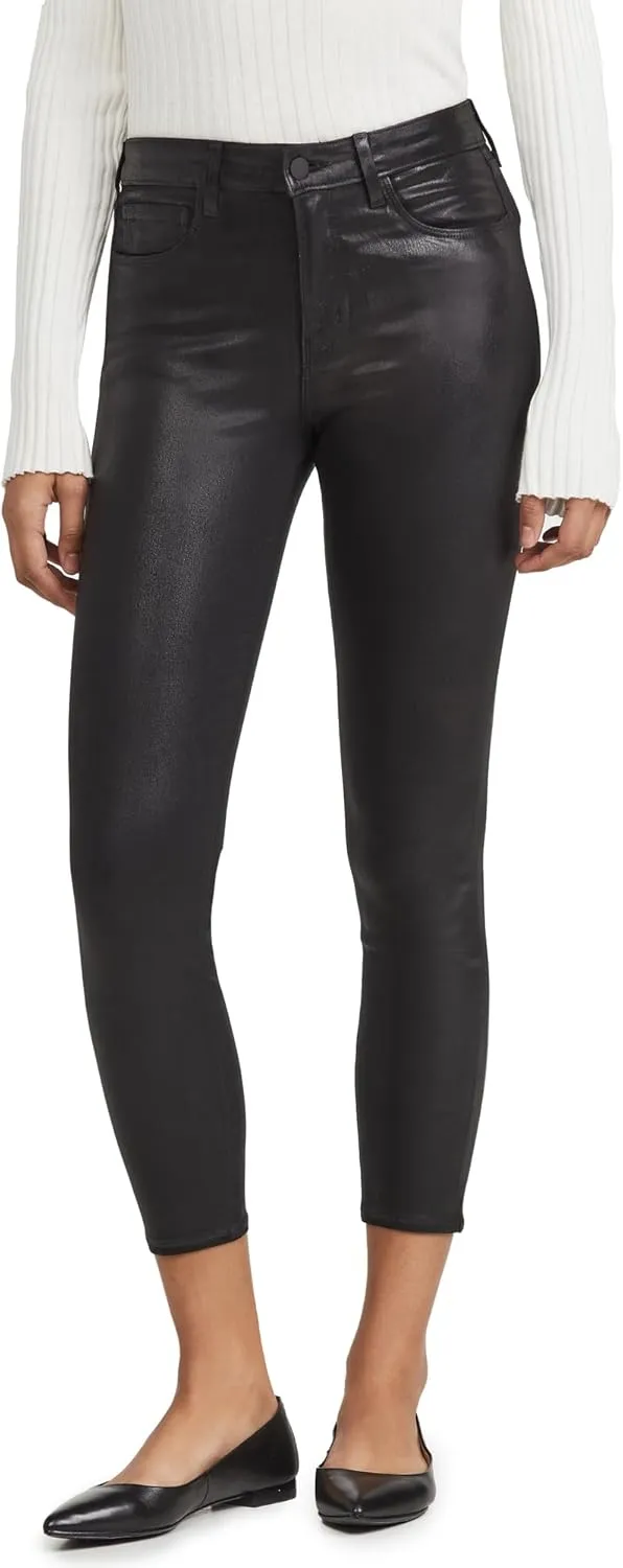 L'AGENCE Women's Margot Coated Skinny Jeans