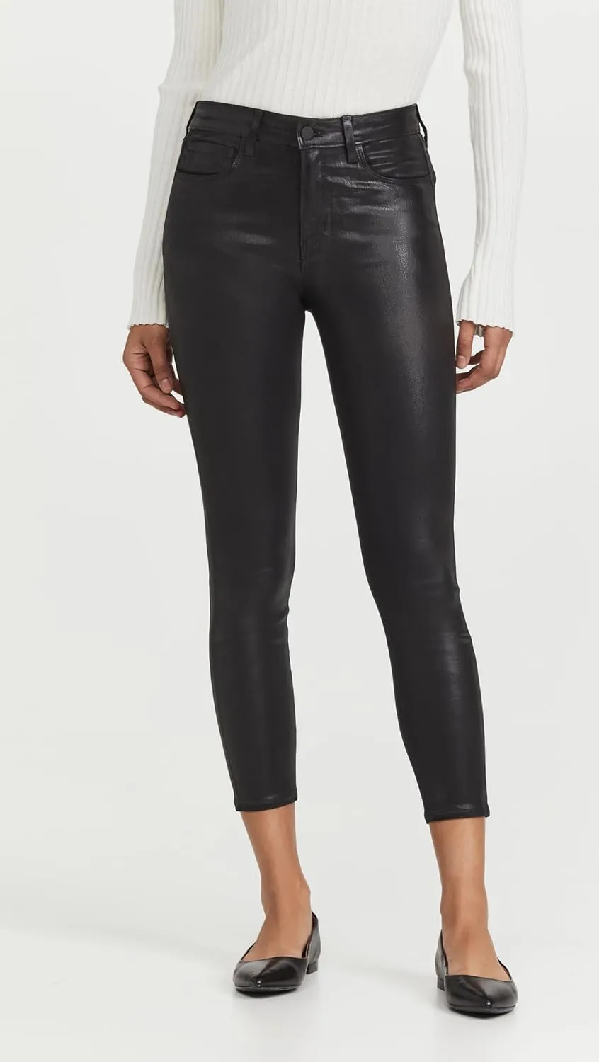 L'AGENCE Women's Margot Coated Skinny Jeans