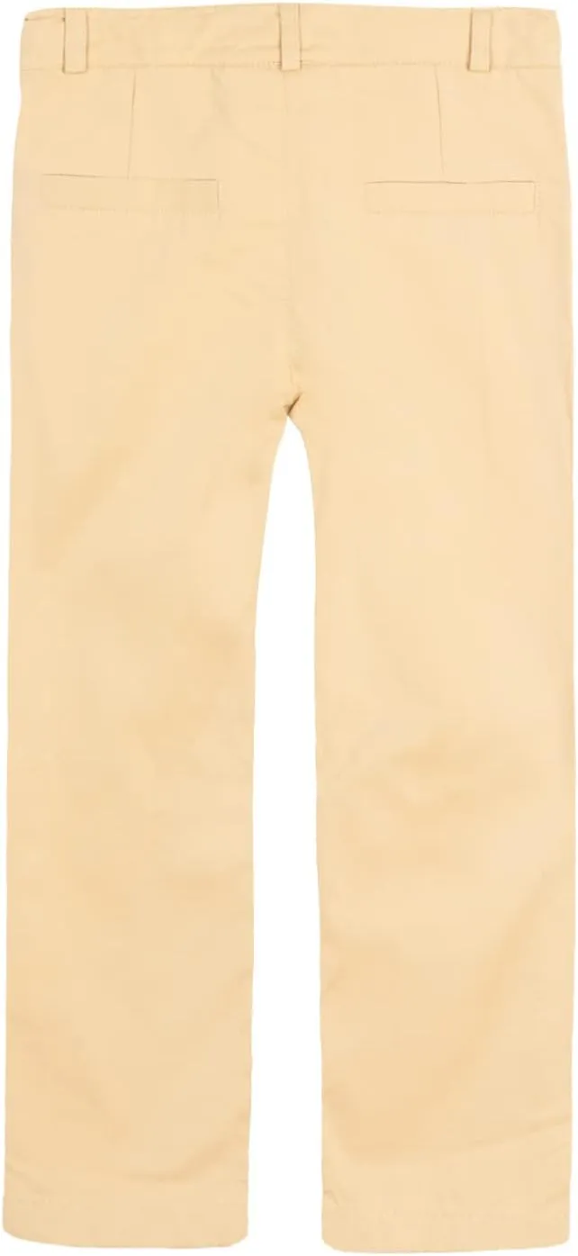 LittleSpring Boys School Uniform Chino Pants Flat Front