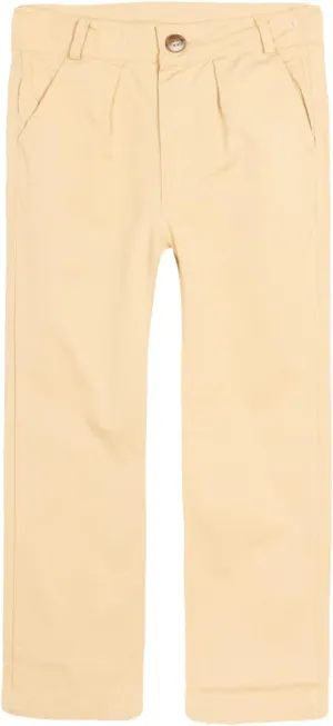 LittleSpring Boys School Uniform Chino Pants Flat Front