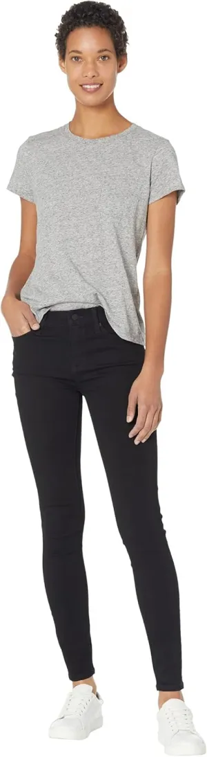 Liverpool Abby Skinny Jeans in Black Rinse
