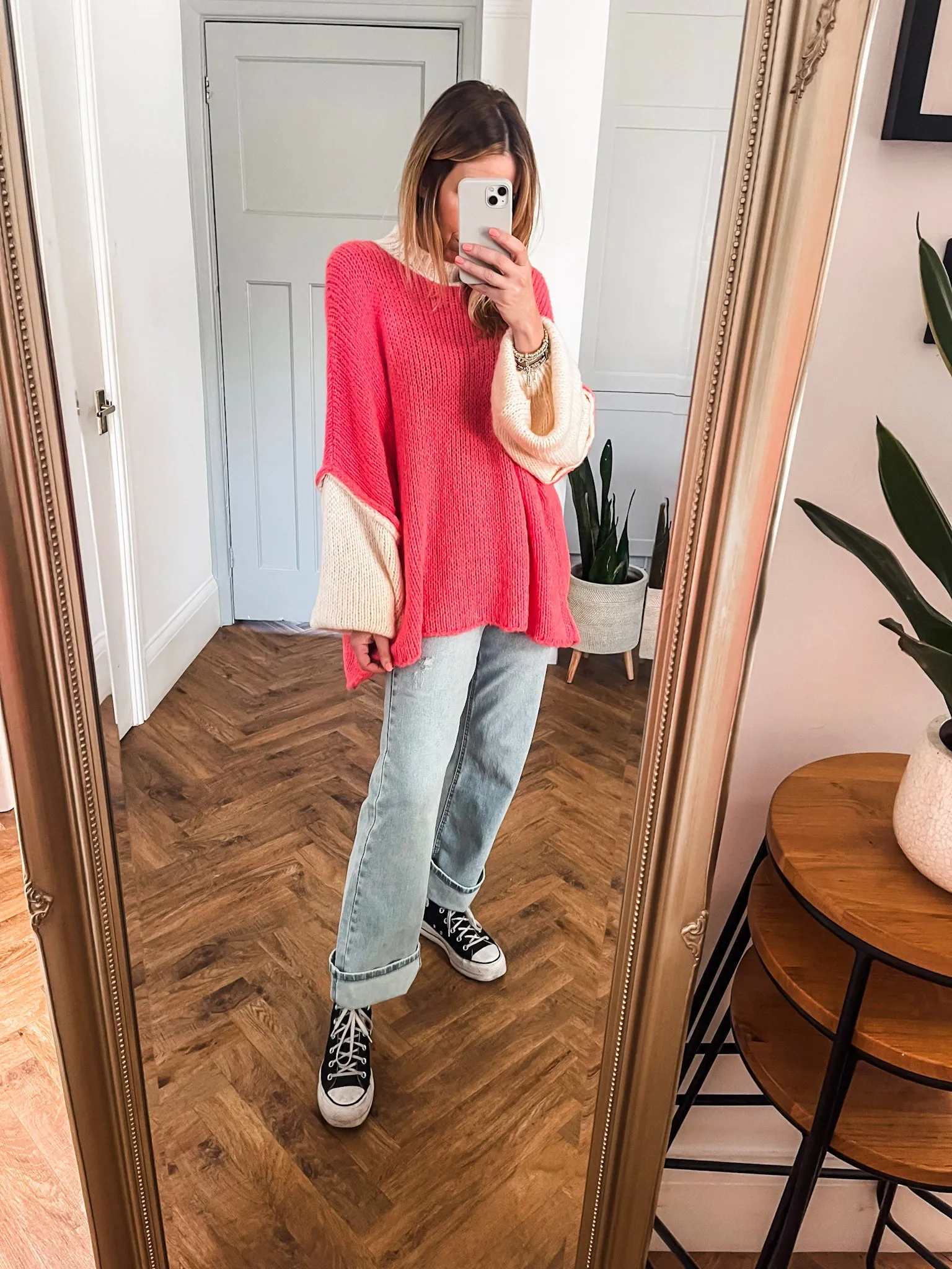 Loose Straight Stretch Jeans