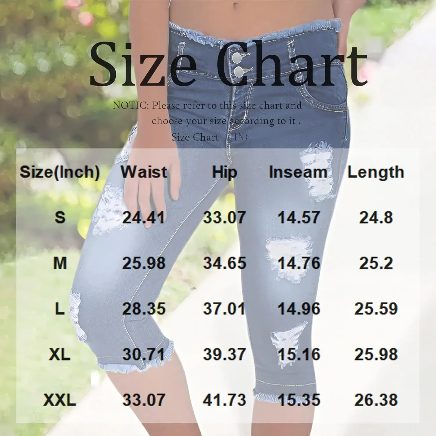 Low Rise Capri Jeans for Women Stretch Ripped Denim Cropped Pants with Pockets Sexy Skinny Y2K Distressed Jeans Capris