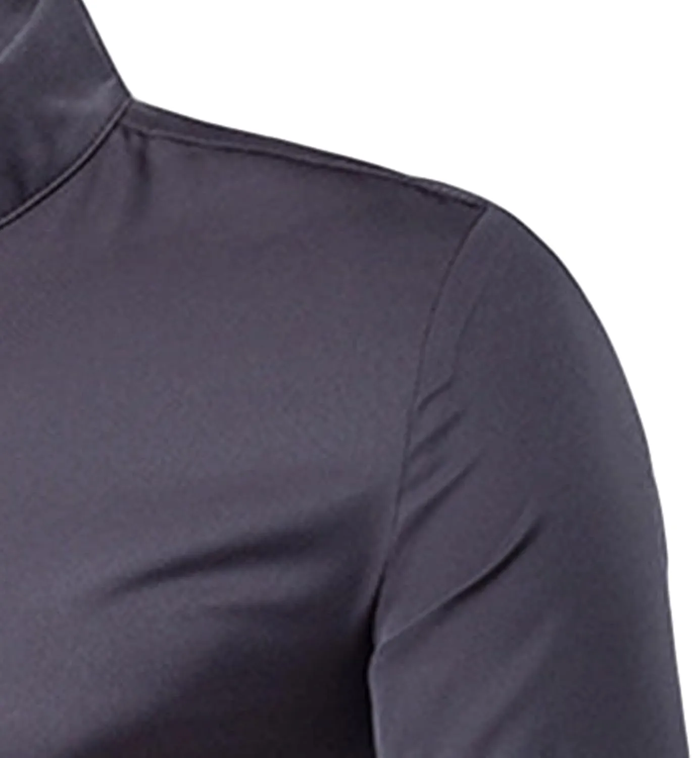 Maiyifu-GJ Mens Irregular Banded Collar Shirts Short Sleeve Muscle Embroidery Shirt Casual Button Down Slim Fit Dress Shirt