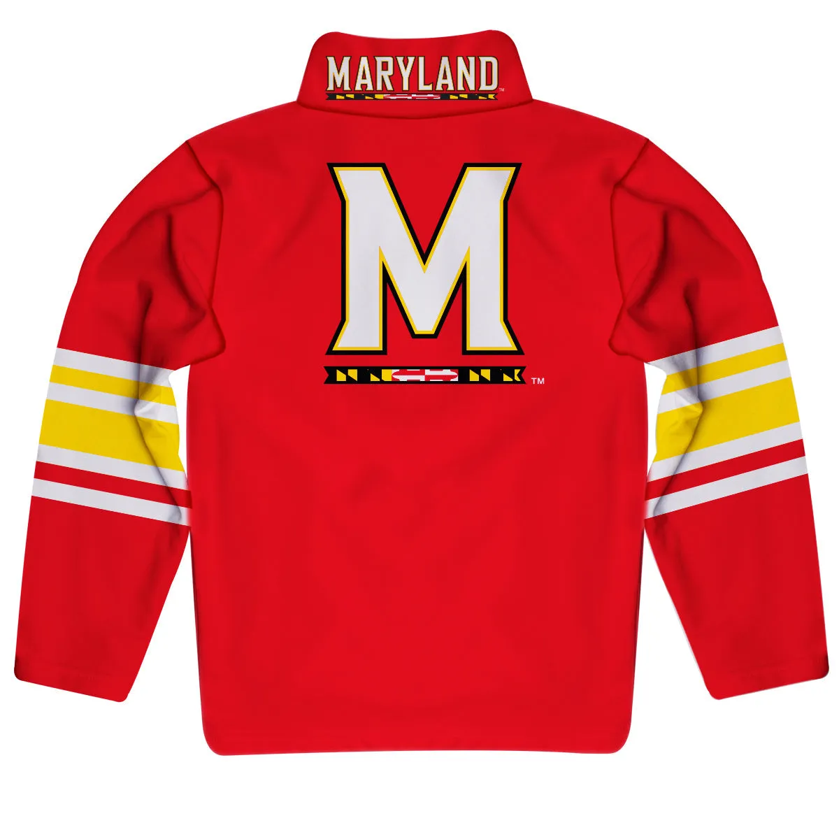 Maryland Terrapins Game Day Red Quarter Zip Pullover Sweatshirt for Toddlers and Youth