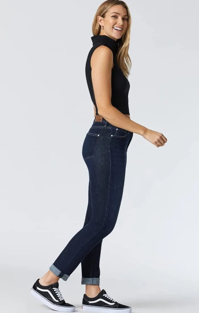 Mavi Women's Kathleen High Rise Slim Boyfriend Jeans