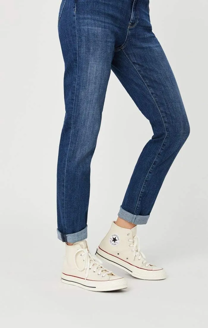 Mavi Women's Kathleen High Rise Slim Boyfriend Jeans