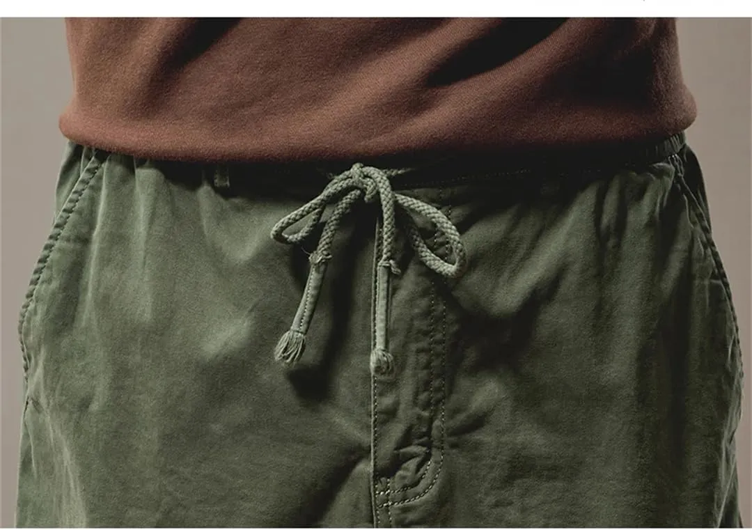 Men Outdoor Hiking Joggers Multi Pocket Trousers Streetwear Cargo Jogger Pants