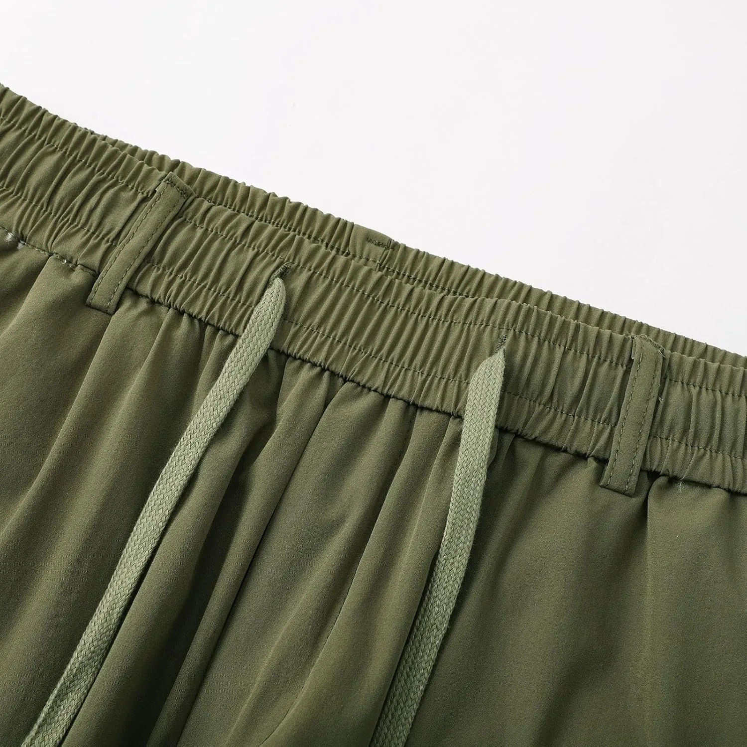 Mens Big and Tall Cargo Pants, High Stretch Multi-Pocket Durable Cargo Pants, Lightweight Tactical Water Proof Pant