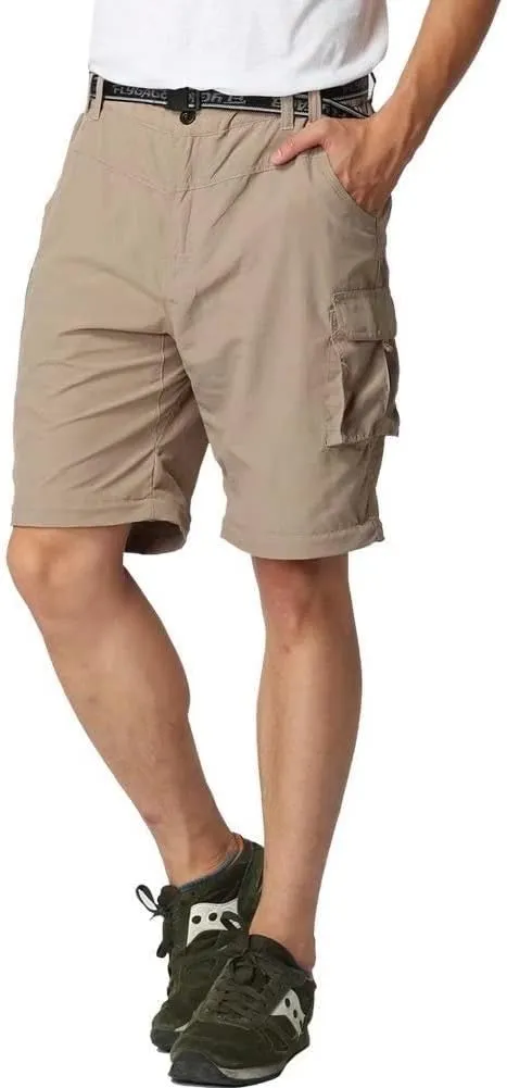 Mens Cargo Pants, Convertible Hiking Pants Quick Dry Waterproof Outdoor Zip Off Outdoor Casual Travel Pants
