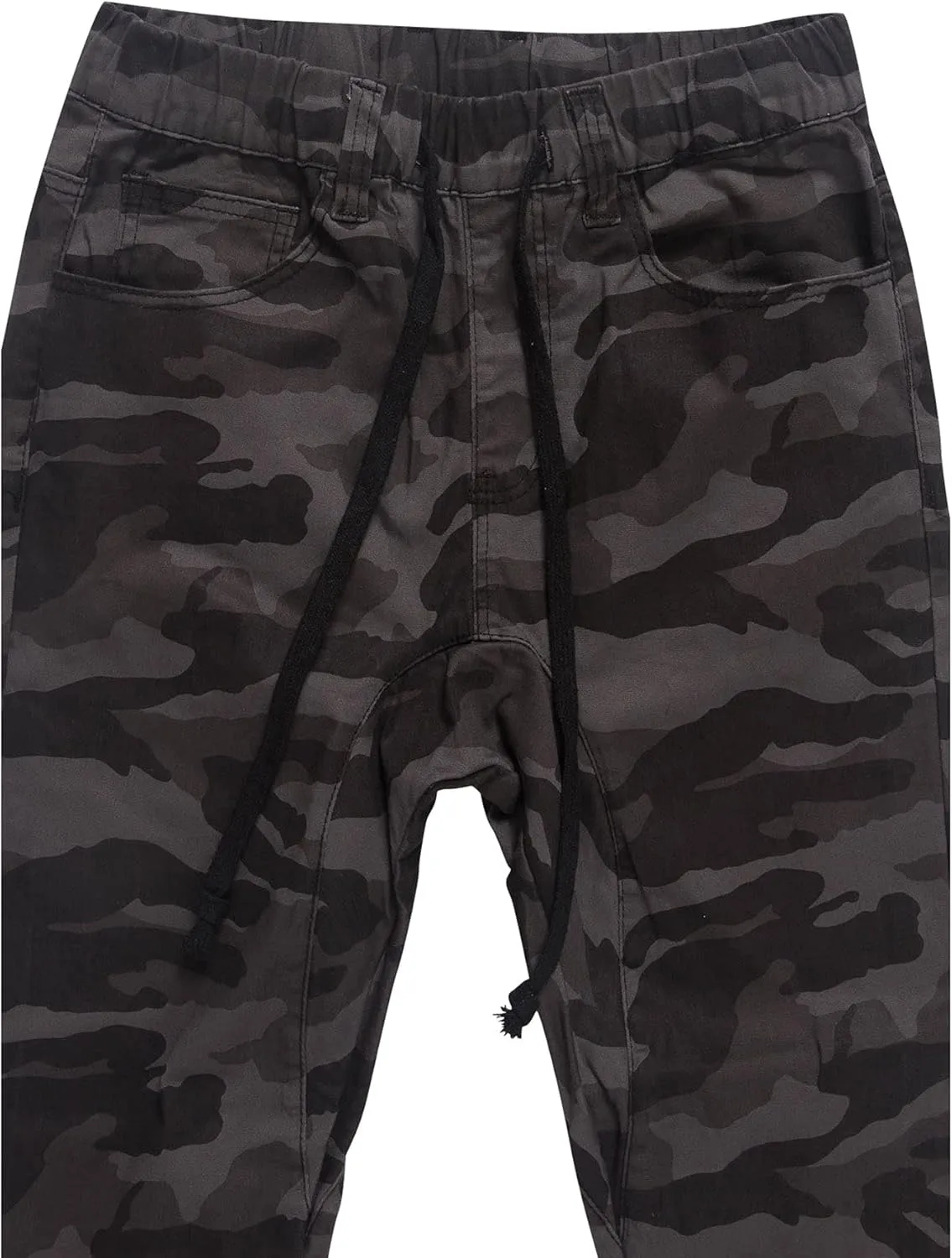 Men's Casual Twill Stretch Jogger Pants