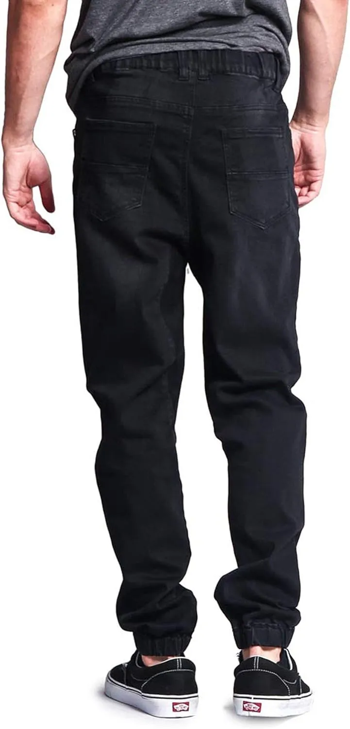 Men's Casual Twill Stretch Jogger Pants
