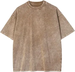 Mens Oversized Tee Shirt Unisex Vintage T Shirts Cotton Tees Shirts Streetwear Aesthetic Tee Casual Tunic Top
