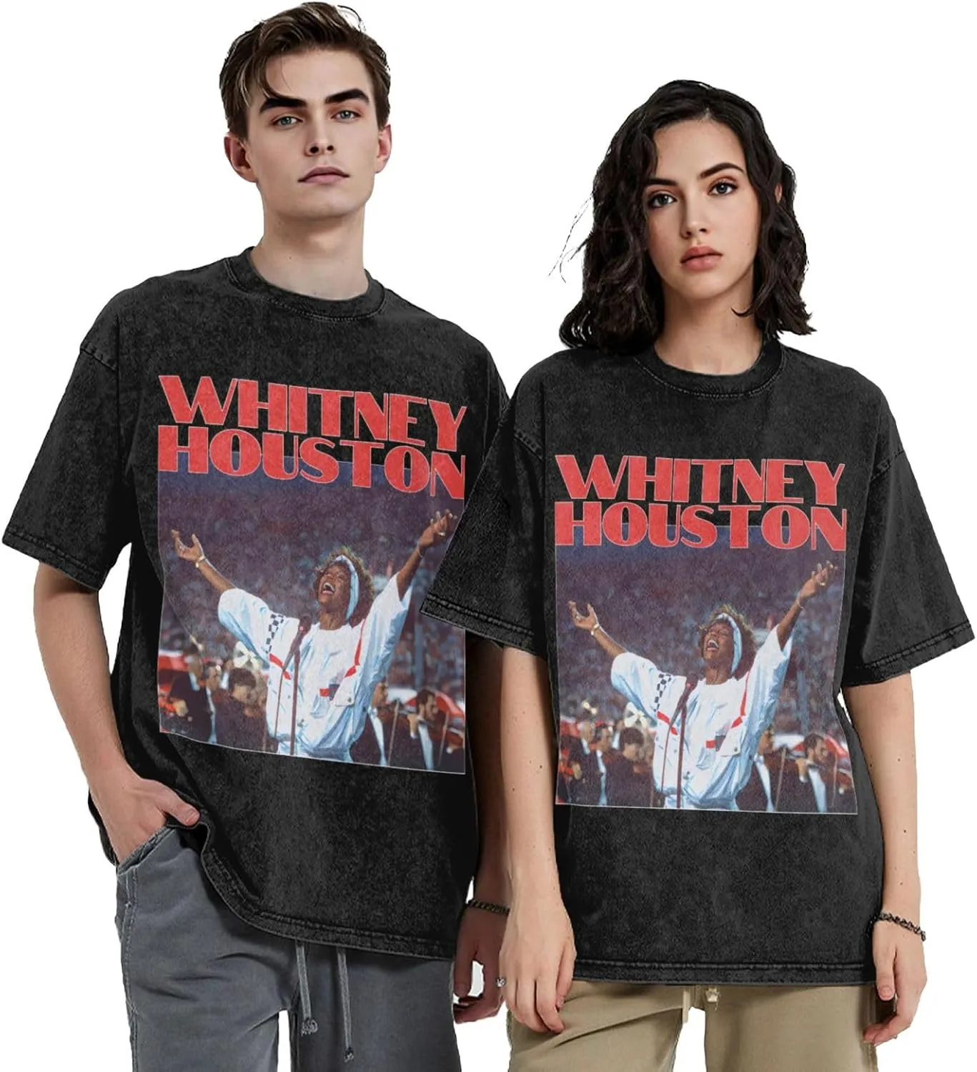 Mens Shirt Summer Cotton T-Shirt Classic Crewneck Tee Tops Vintage T Shirts for Men Women