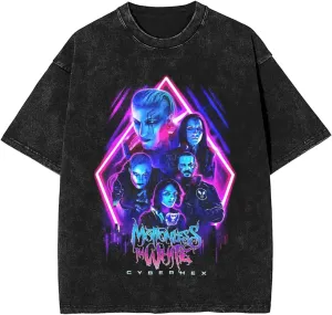 Mens Shirt Summer Cotton T-Shirt Classic Crewneck Tee Tops Vintage T Shirts for Men Women