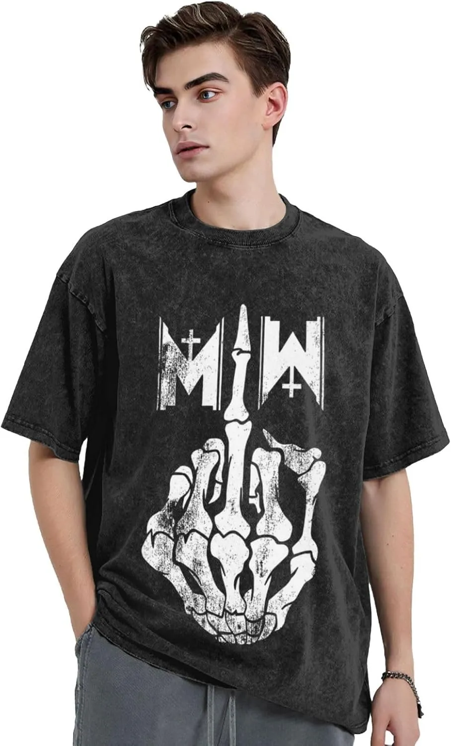 Mens Shirt Summer Cotton T-Shirt Classic Crewneck Tee Tops Vintage T Shirts for Men Women