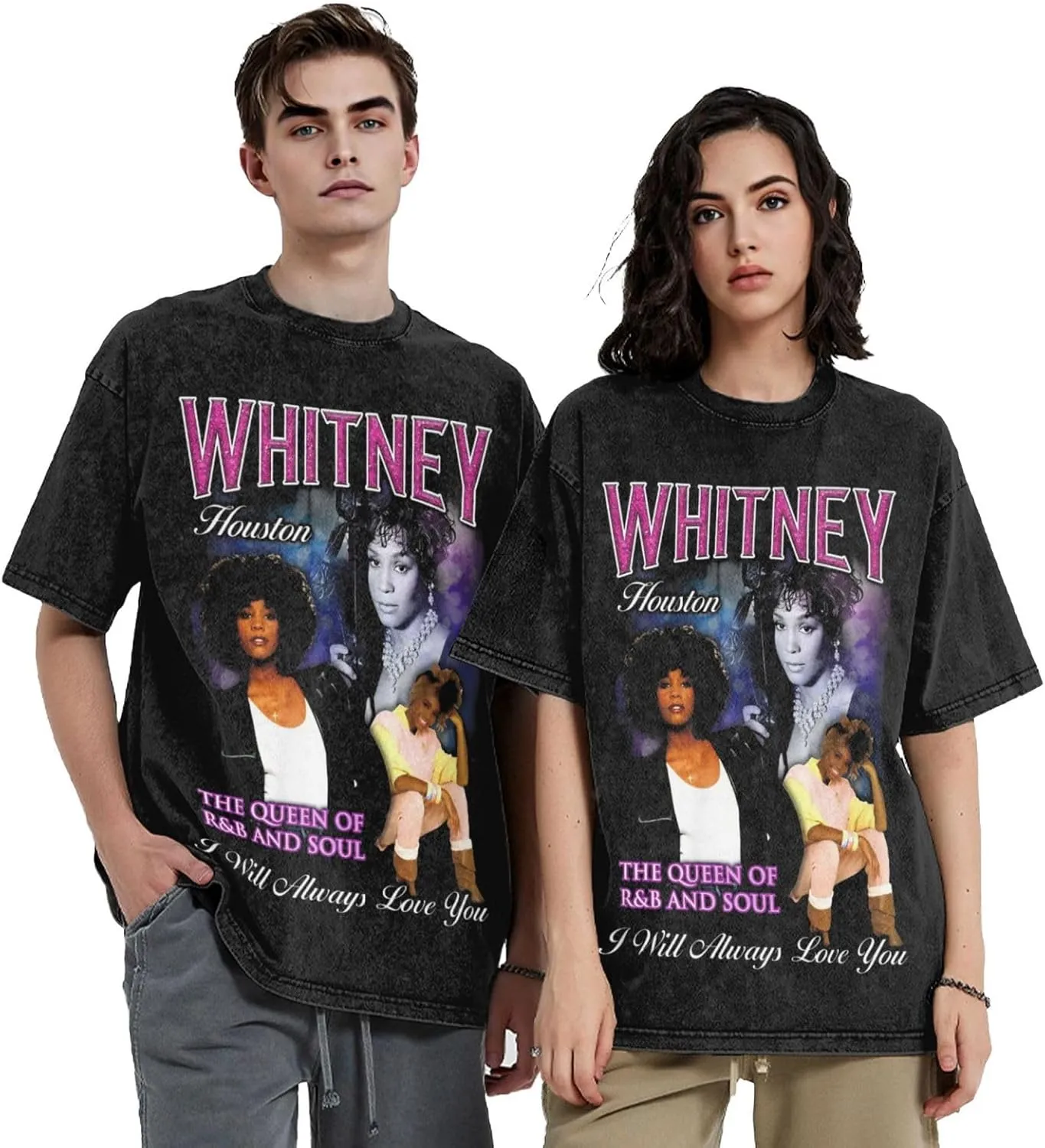 Mens Shirt Summer Cotton T-Shirt Classic Crewneck Tee Tops Vintage T Shirts for Men Women