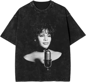 Mens Shirt Summer Cotton T-Shirt Classic Crewneck Tee Tops Vintage T Shirts for Men Women