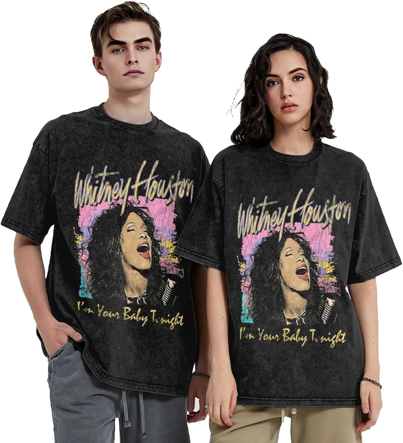 Mens Shirt Summer Cotton T-Shirt Classic Crewneck Tee Tops Vintage T Shirts for Men Women