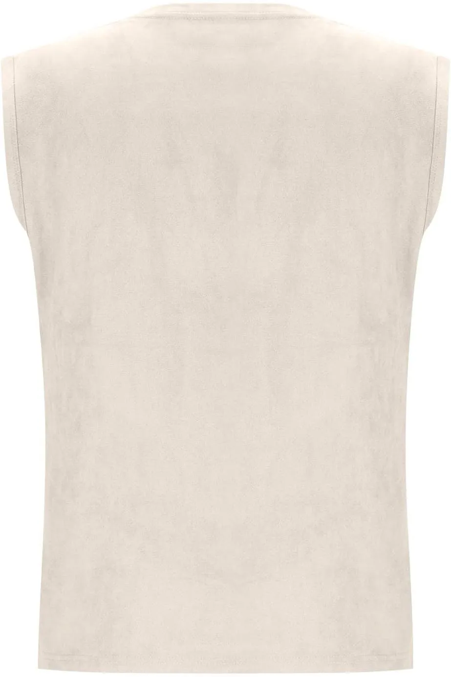 Men's Suede Tank Top Sports Pullover Round Neck Fitness Gym Running Athletic Sleeveless Tops Bodybuilding Muscle