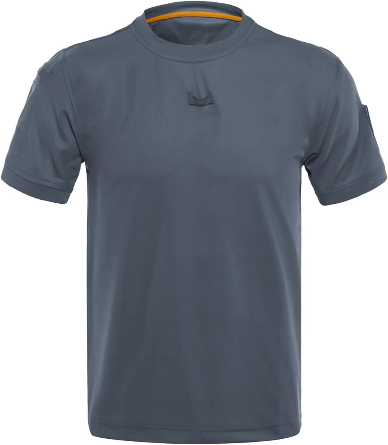Men's Summer Shirts Solid Color Short Sleeve Crew Neck Comfortable Leisure Style Sport Pants Fresh Trendy Tops