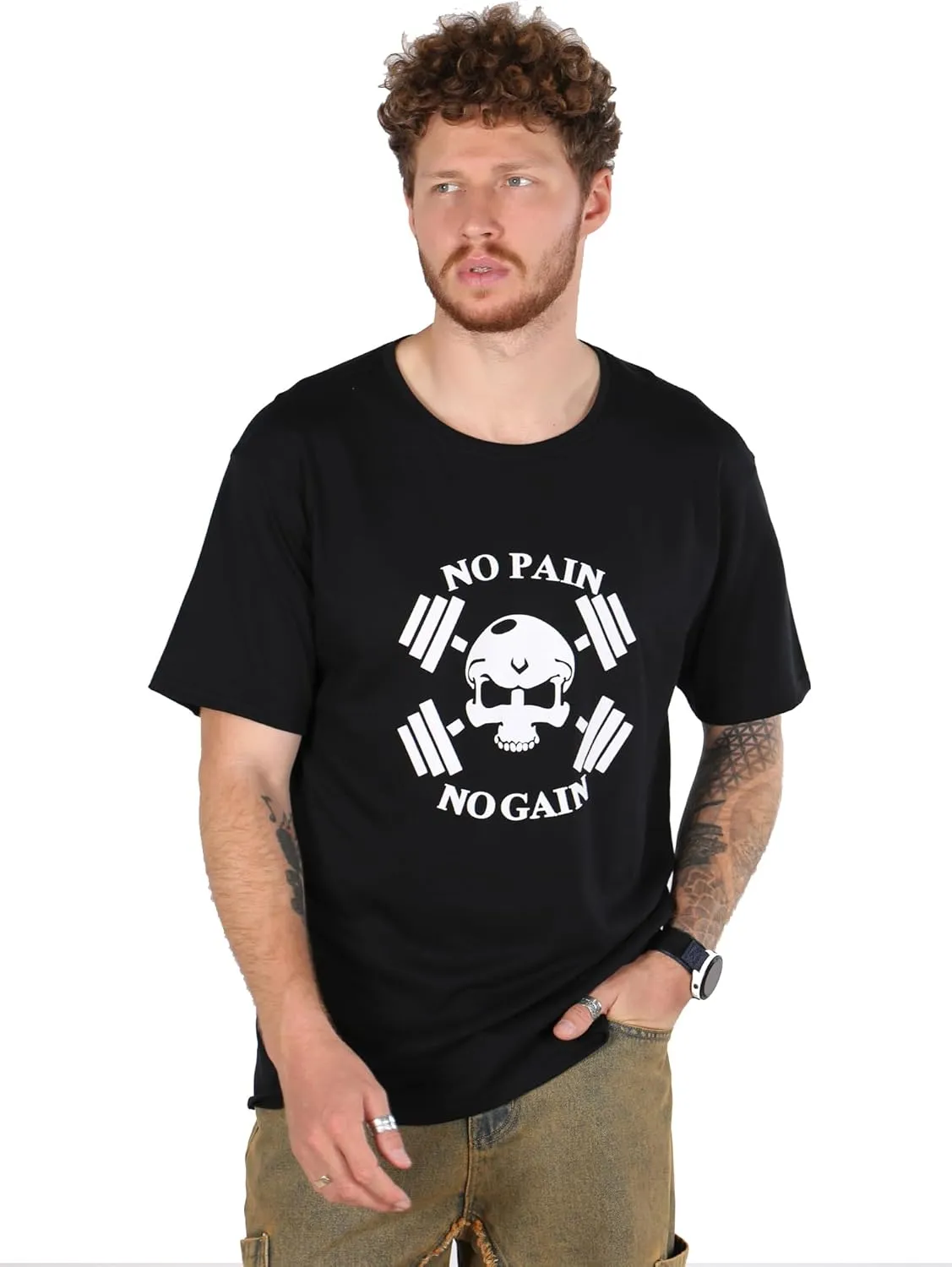 Men's T Shirt Short Sleeve Crew Neck T-Shirt Casual Summer Classic Tops Basic Tee Shirts