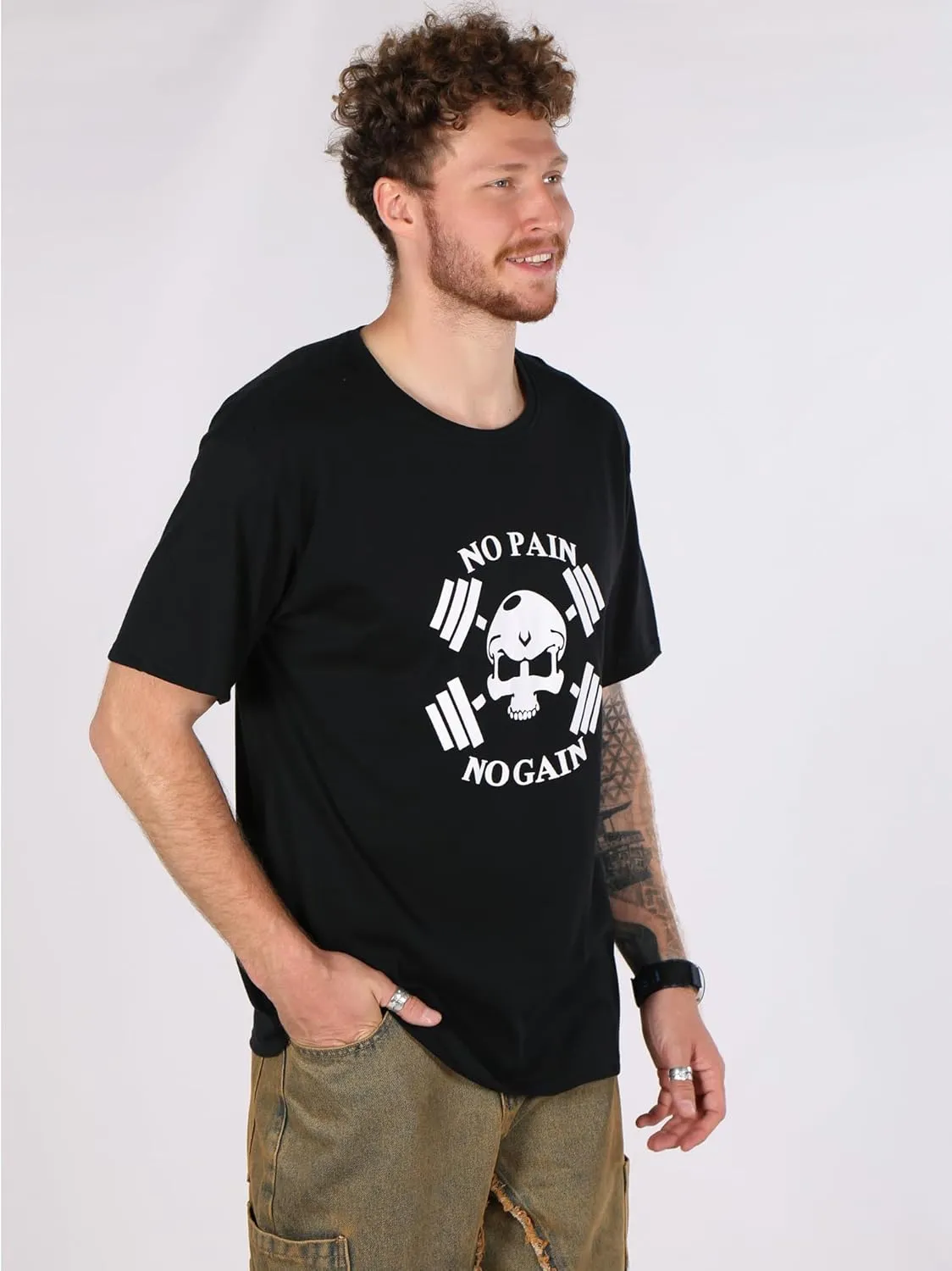 Men's T Shirt Short Sleeve Crew Neck T-Shirt Casual Summer Classic Tops Basic Tee Shirts