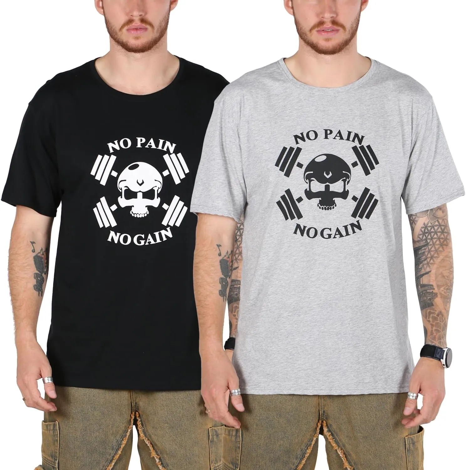 Men's T Shirt Short Sleeve Crew Neck T-Shirt Casual Summer Classic Tops Basic Tee Shirts
