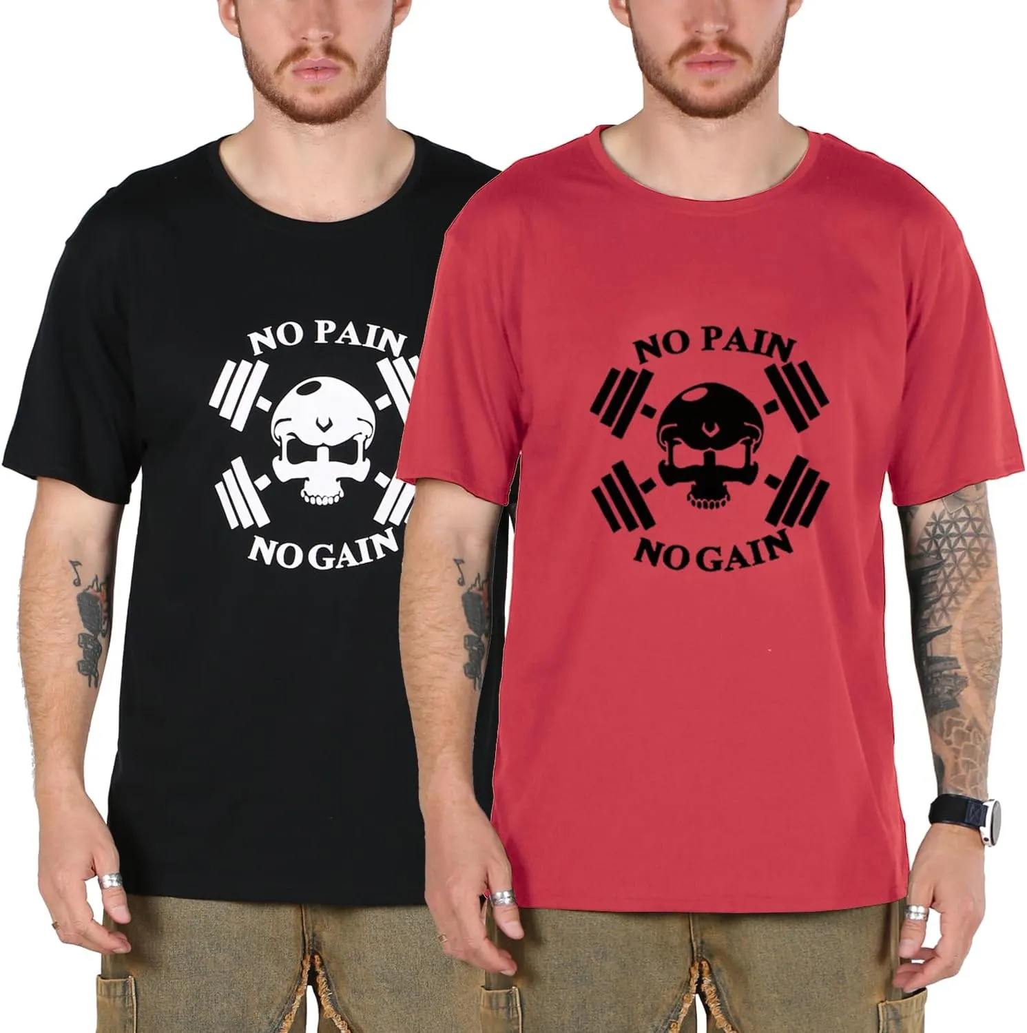 Men's T Shirt Short Sleeve Crew Neck T-Shirt Casual Summer Classic Tops Basic Tee Shirts