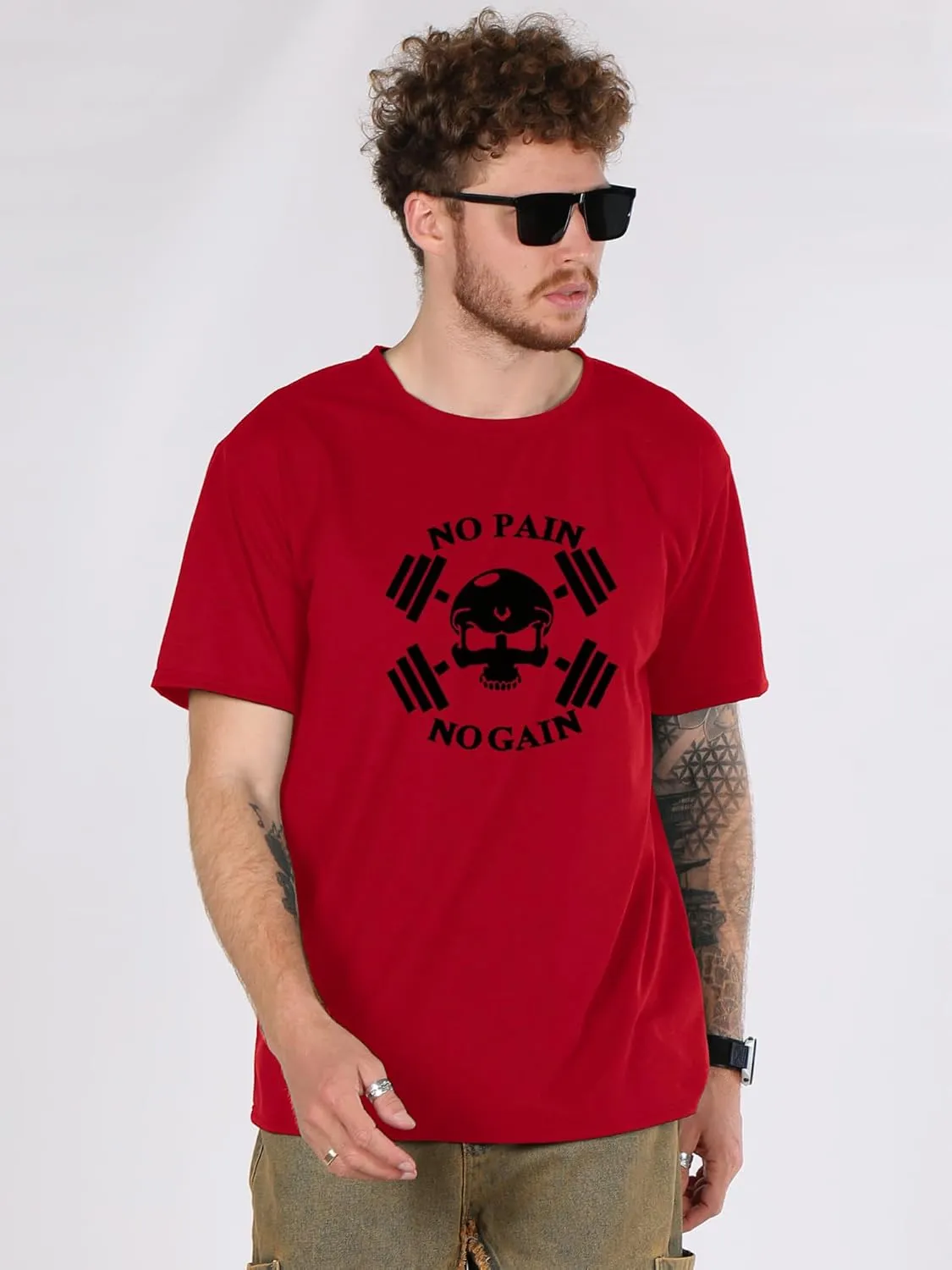 Men's T Shirt Short Sleeve Crew Neck T-Shirt Casual Summer Classic Tops Basic Tee Shirts