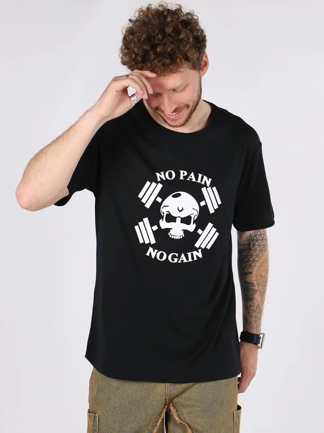Men's T Shirt Short Sleeve Crew Neck T-Shirt Casual Summer Classic Tops Basic Tee Shirts