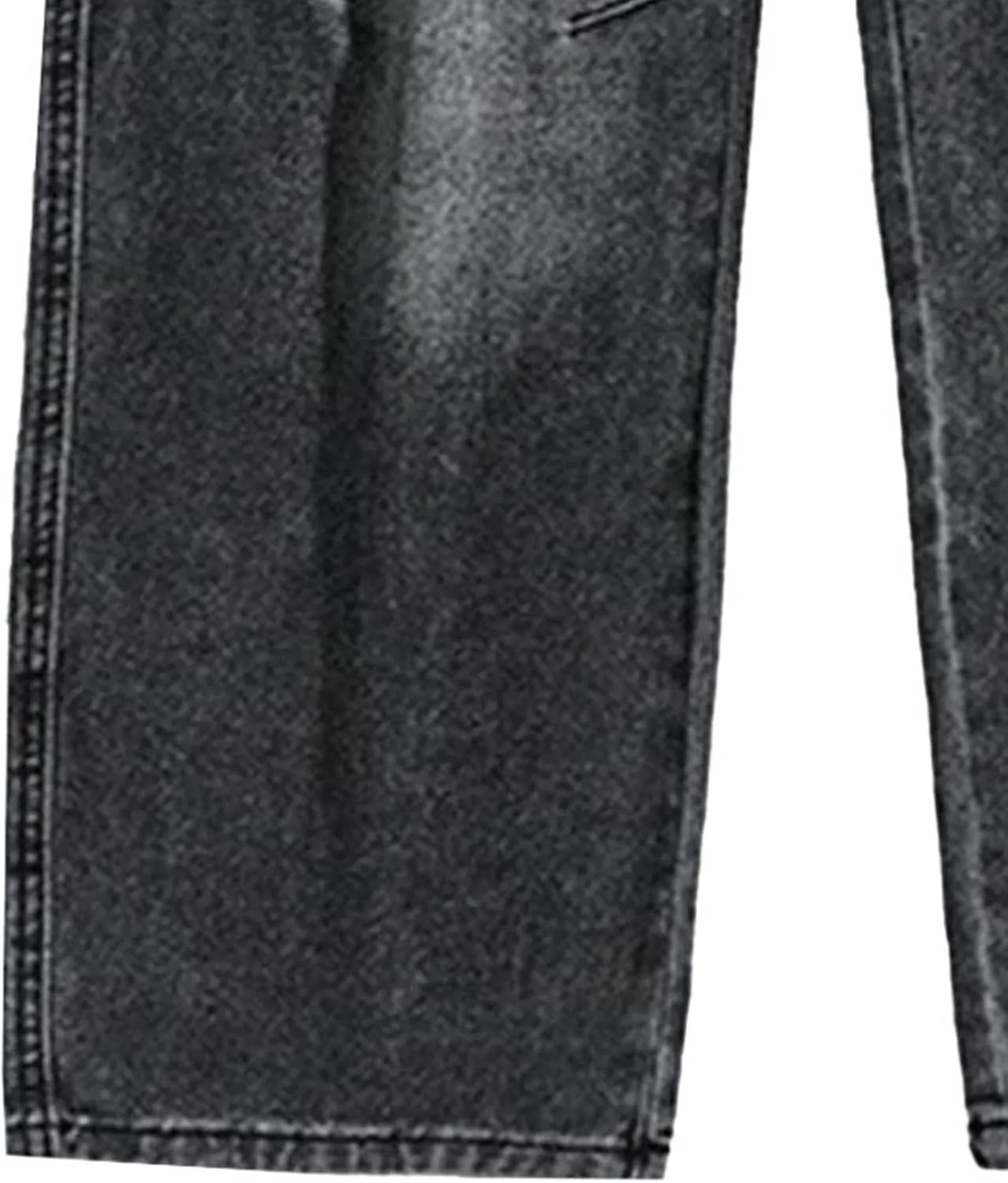 Mens Wide Leg Baggy Jeans Elastic Loose Fit Waist Cargo Pants Relaxed Fit Straight Leg Trousers