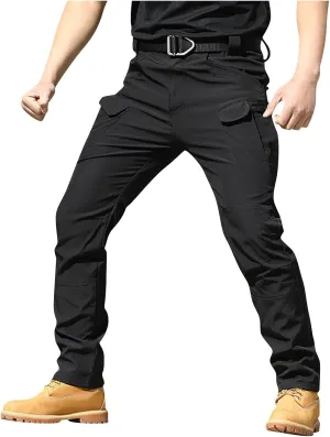 Mens Work Pants Windproof Waterproof Comfort Cargo Pants Regular Flexcamo Resistant Flex Camo Camouflage Hiking Pant